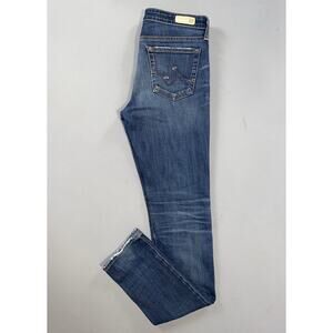 AG Vintage USA Made Premier Fit Skinny Straight Stretch Denim Jeans. Women's 27R